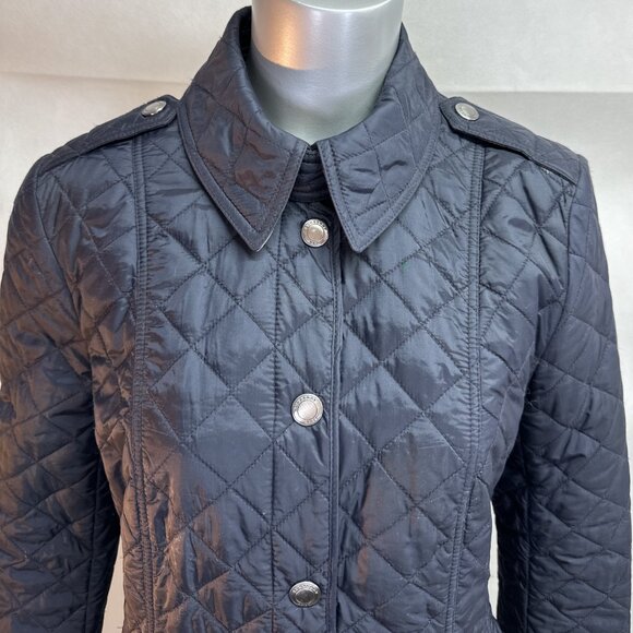 Authentic Burberry Brit Kencott Quilted Jacket in Dark Navy - Picture 2 of 15